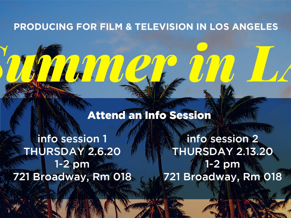 Summer in LA: Producing for Film & TV